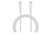 USB-kabel - ESSENTIALS by UPSTRÖM 100W USB-C to USB-C Cable 2.5m - White - CC250-100W-E