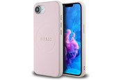 Mobiel - Covers & Cases - GUESS Grained Ring MagSafe iPhone 16e Case - Pink - 3666339453572