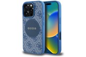 Mobiel - Covers & Cases - GUESS 4G Circle Classic Logo MagSafe case for iPhone 16 Pro - blue - 3666339426644