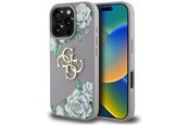Mobiel - Covers & Cases - GUESS Grained Roses Big 4G Logo iPhone 16 Pro Max Case - Purple - 3666339427252