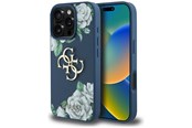 Mobiel - Covers & Cases - GUESS Grained Roses Big 4G logo case for iPhone 16 Pro Max - blue - 3666339427405