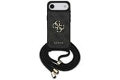 Mobiel - Covers & Cases - GUESS 4G Big Logo Cord Stap Crossbody Case for iPhone Air - Black - 3666339526740