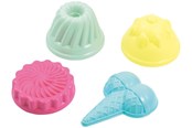 Buiten spelen - Ecoiffier Spade with 4 sand molds - 234