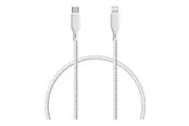 USB-kabel - ESSENTIALS by UPSTRÖM MFI Lightning to USB-C Cable 1.2m - White - LC120-E