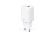 Mobiel - Adapters & Opladers - ESSENTIALS by UPSTRÖM 45W Dual Port GaN Charger - USB-C & USB-A | 2 Ports - White - GC451-E