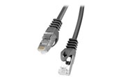 Netwerk - kabel - Lanberg patch cable - 2 m - black RAL 9004 - Zwart - PCF6-10CC-0200-BK