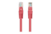 Netwerk - kabel - Lanberg patch cable - 3 m - red RAL 3017 - Rood - PCU5-20CC-0300-R