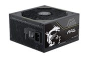 Voeding - MSI MAG A1000PLS PCIE5 - power supply - 1000 watt Voeding - 1000 Watt - 135 mm - 80 Plus 80 PLUS Platinum - MAG A1000PLS PCIE5