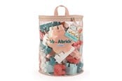 Speelgoed voor baby's - Ecoiffier 60 pcs bricks pink bag - BB Abrick - 7933