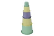 Speelgoed voor baby's - Plasto I'm Green stacking tower 5 pieces – with price tag - 1936000ECO