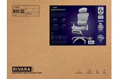 Gamer stoel - Trust GXT725W RIVARA MESH GAMING CHAIR - WHITE - 26146