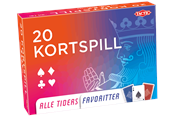 Bordspellen, Kaartspellen & Dobbelspellen - Tactic 20 Populære Kortspil (NO) - 03006