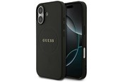 Mobiel - Covers & Cases - GUESS Grained Ring MagSafe case for iPhone 17 - black - 3666339490881