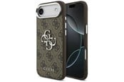 Mobiel - Covers & Cases - GUESS 4G Big 4G Classic Logo case for iPhone Air - brown and silver - 3666339517922