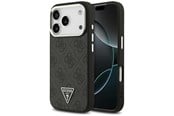 Mobiel - Covers & Cases - GUESS 4G Triangle Logo MagSafe case for iPhone 17 Pro - black - 3666339517458