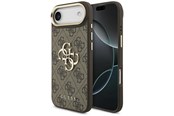 Mobiel - Covers & Cases - GUESS 4G Big 4G Classic Logo Case for iPhone Air - Brown and Gold - 3666339521929