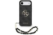 Mobiel - Covers & Cases - GUESS 4G Strap 4G Classic Logo case for iPhone Air - black - 3666339526207