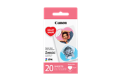 Papier, fotopapier en etiketten - Canon Zink Heart paper - 20 sheets - 7766C002