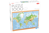 Puzzels - Tactic World Map 1000 pcs - 58263