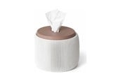 Decoratie - Simiu - Tiseo - toiletpapierhouder - Wit-marmer/klei-bruin - 5714255019643