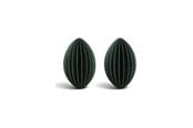 Decoratie - Simiu - Kersthanger - 6 cm - Ovaal - Groen - 2 pak - 5714255018998