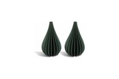 Decoratie - Simiu - Kersthanger - 6 cm - Druppel - Groen - 2 pak - 5714255018950