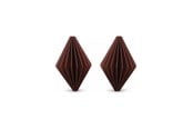 Decoratie - Simiu - Kersthanger - 6 cm - diamant - bordeauxrood - 2-pack - 5714255019025