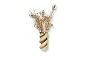 Decoratie - Simiu - HEART TWIST - Vaas - 20 cm - Zand - 5714255019681