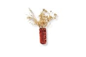 Decoratie - Simiu - CLAYLA Lamelvaas - Terracotta - 20 cm - 5714255019766