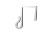 Smart Home - Light Solutions Lichtsnoerclips – Voor kerstverlichting en lichtsnoeren op hek - 25mm - Wit - 20 stuks - 5714255018653