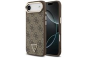 Mobiel - Covers & Cases - GUESS 4G Triangle Logo MagSafe Case for iPhone Air Brown - Gold - 3666339521127