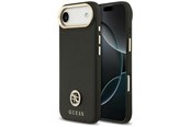Mobiel - Covers & Cases - GUESS Grained Strass Logo MagSafe case for iPhone Air - black - 3666339529758