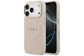 Mobiel - Covers & Cases - GUESS Peony Hot Stamp MagSafe Case for iPhone 17 Pro - Pink - 3666339519858