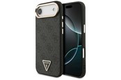 Mobiel - Covers & Cases - GUESS 4G Triangle Logo MagSafe case for iPhone Air - black and gold - 3666339520960