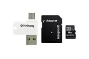 Geheugenkaart - GOODRAM microSD/SD + Card Reader M1A4 - 100MB/s - 16GB - M1A4-0160R12