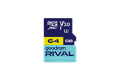 Geheugenkaart - GOODRAM Rival M3AA microSD/SD - 100MB/s - 64GB - GGSM3AA-0640R12