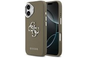 Mobiel - Covers & Cases - GUESS Grained Big 4G Classic Logo iPhone 17 Case - Brown - 3666339518233