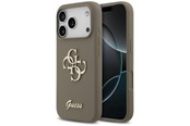 Mobiel - Covers & Cases - GUESS Silicone Big 4G Script Case for iPhone 17 Pro - Brown - 3666339522414