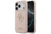 Mobiel - Covers & Cases - GUESS Silicone Big 4G Script Case for iPhone 17 Pro - Pink - 3666339522735