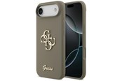Mobiel - Covers & Cases - GUESS Silicone Big 4G Script Case for iPhone Air - Brown - 3666339522407