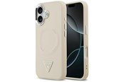 Mobiel - Covers & Cases - GUESS Triangle Logo MagSafe Case for iPhone 17 - Beige - 3666339515676