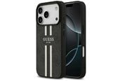 Mobiel - Covers & Cases - GUESS 4G Printed Stripes MagSafe case for iPhone 17 Pro - black - 3666339491383