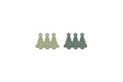 Decoratie - Mumi3D Cadeauversiering dennenbomen - 6 st. - 5714255019247