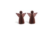 Decoratie - Mumi3D Kersthanger - engelen - 6 cm - rood - 2 st. - 5714255018752