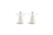 Decoratie - Mumi3D Kersthanger - engelen - 6 cm - zijdewit - 2 st. - 5714255019148