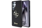Mobiel - Covers & Cases - GUESS Fixed Glitter Big 4G Metal Logo case for Samsung Galaxy S25 Ultra black - 3666339441685