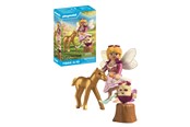 Playmobil - Playmobil Fairies - Golden Unicorn Foal with Fairy - 71844 - 71844