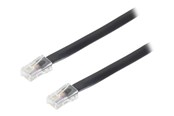 Netwerk - kabel - S-Impuls phone cable - 15 m - black - Zwart - 15m - 70095-8/8