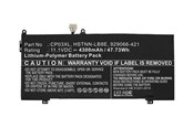 Laptop batterij - CoreParts - laptop battery - Li-pol - 4300 mAh - 48 Wh - MBXHP-BA0176