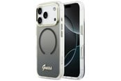 Mobiel - Covers & Cases - GUESS IML Gradient Script Metal MagSafe Case for iPhone 17 Pro - Black - 3666339588144